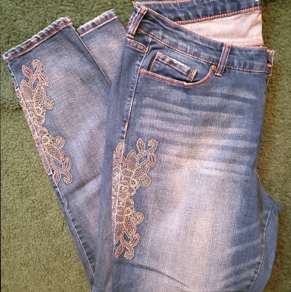 Vintage America Blues (Boho Skinny Jeans)